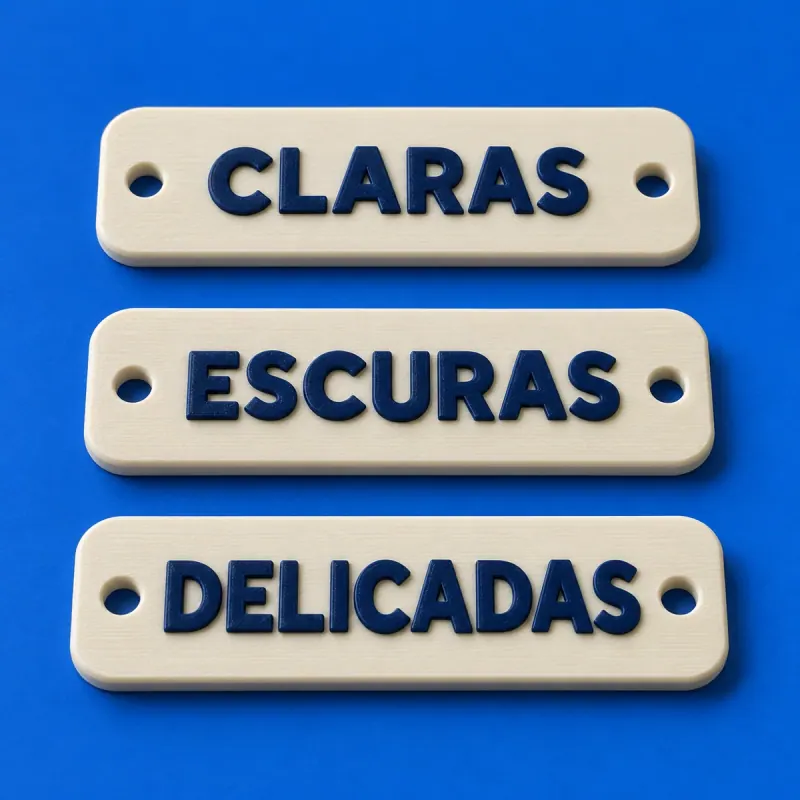 Detalhe do conceito Etiquetas para Cestos